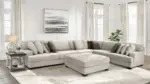 RAWCLIFFE SECTIONAL SOFA SET WITH OTTOMAN