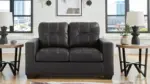 BARLIN MILLS SOFA SET (BLACK)