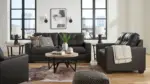 BARLIN MILLS SOFA SET (BLACK)