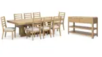 RENCOTT DINING SET WITH 8 CHAIRS AND A SERVER