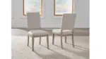 VALLARDIA EXTENDABLE DINING SET WITH 8 CHAIRS AND A SERVER