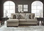 3 SEATER SECTIONAL STONEMEADE TAUPE FABRIC SOFA SET 5950418