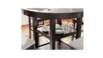 LANGWEST COUNTER HEIGHT DINING SET WITH 4 CHAIRS