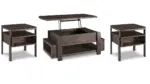 VAILBRY LIFT-TOP COFFEE TABLE SET