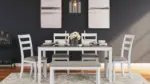 STONEHOLLOW DINING SET WITH 4 CHAIRS AND A BENCH