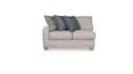 HUNTSWORTH SECTIONAL SOFA SET - DOVE GRAY