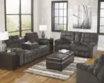 ACIEONA RECLINING SOFA WITH DROP DOWN TABLE