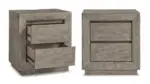 TWO DRAWER NIGHTSTAND LANGFORD