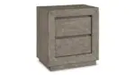 TWO DRAWER NIGHTSTAND LANGFORD