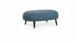 HOLLYANN 3 SEATER SOFA WITH OTTOMAN (BLUE)