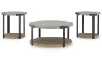 T383-13 OCCASIONAL TABLE SET 3PC DARTHURST (ASH)