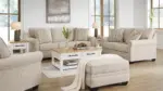 BELCARO PLACE SOFA SET WITH OTTOMAN