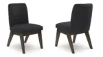 KENDAMOR EXTENDABLE DINING SET WITH 8 CHAIRS AND A SERVER