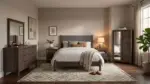 CADMORI BEDROOM SET (BED + 2 NIGHTSTANDS + MIRRORED DRESSER + CHEST OF DRAWERS)