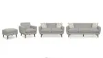 MARGOLA 6 SEATER SOFA SET WITH OTTOMAN