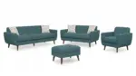 MARGOLA 6 SEATER SOFA SET WITH OTTOMAN