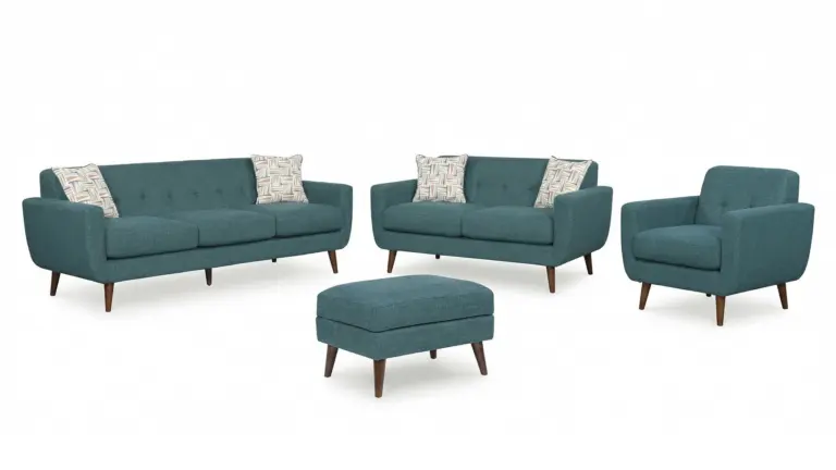 MARGOLA 6 SEATER SOFA SET WITH OTTOMAN