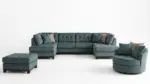 LAYLABROOK SECTIONAL SOFA SET WITH OVERSIZED SWIVEL ACCENT CHAIR