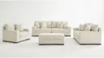 MAGGIE 6 SEATER SOFA SET WITH OTTOMAN