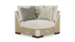 BARRELTON 6 SEATER SECTIONAL SOFA SET WITH SWIVEL ACCENT CHAIR AND OTTOMAN