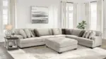 RAWCLIFFE SECTIONAL SOFA SET WITH OTTOMAN