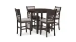 LANGWEST COUNTER HEIGHT DINING SET WITH 4 CHAIRS