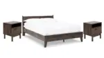 CALVERSON BEDROOM SET (BED + 2 NIGHTSTANDS)