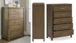 CABALYN QUEEN BEDROOM SET (BED + 2 NIGHTSTANDS + MIRRORED DRESSER + CHEST OF DRAWERS)