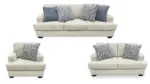 SCOTTSVEAL SOFA SET WITH OTTOMAN