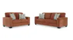 AVIEMORE 6 SEATER SOFA SET - SPICE