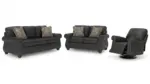 SHADSBURNE LEATHER RECLINING 6 SEATER SOFA SET