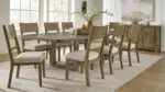 CABALYNN EXTENDABLE DINING SET WITH 8 CHAIRS AND A SERVER