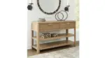 RENCOTT DINING SET WITH 8 CHAIRS AND A SERVER