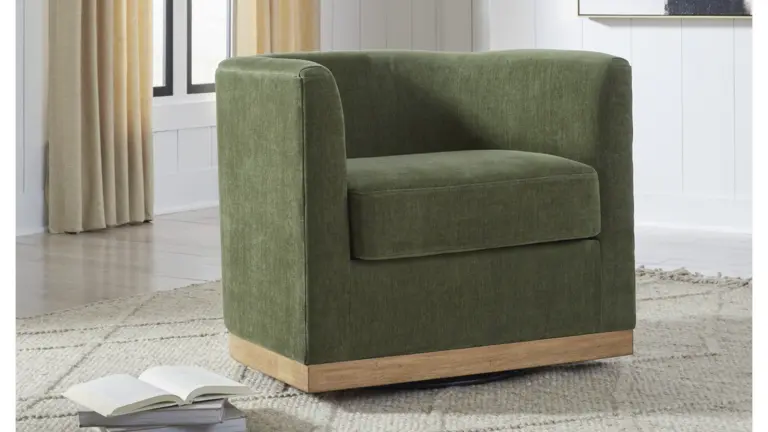 A3000696 SWIVEL ACCENT CHAIR JERSONLOW (ASH)