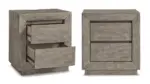 TWO DRAWER NIGHTSTAND LANGFORD