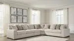 BALLYTON SECTIONAL SOFA SET WITH OTTOMAN