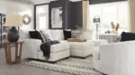 CAMBRI SECTIONAL SOFA SET WITH OTTOMAN AND A SWIVEL CHAIR