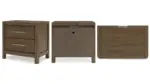 CABALYN KING BEDROOM SET (BED + 2 NIGHTSTANDS + MIRRORED DRESSER + CHEST OF DRAWERS)