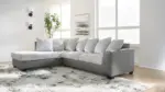 CLAIRETTE COURT LEFT ARM FACING CHAISE SECTIONAL SOFA
