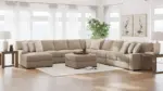 DUNE LARCE SECTIONAL SOFA SET WITH OTTOMAN