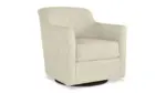 A3000325 SWIVEL ACCENT CHAIR BRADNEY WHITE (ASH)