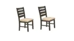 ROKANE DINING ROOM TABLE WITH 6 CHAIRS