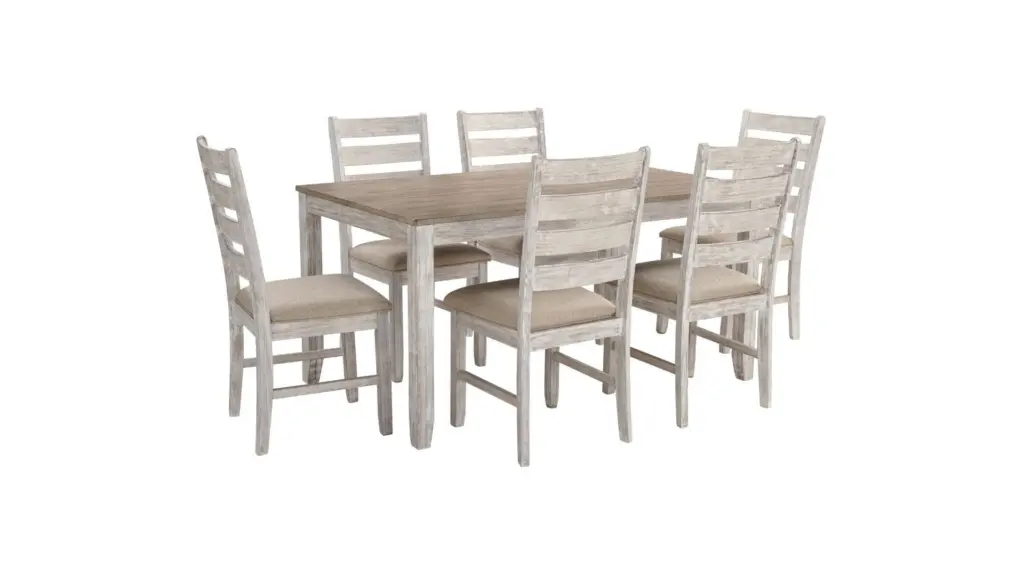 SKEMPTON DINING ROOM TABLE WITH 6 CHAIRS