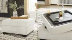 CAMBRI SECTIONAL SOFA SET WITH OTTOMAN AND A SWIVEL CHAIR