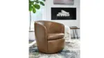 A3000700 SWIVEL ACCENT CHAIR KIERREYS (ASH)
