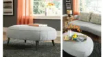 HOLLYANN 3 SEATER SOFA WITH OTTOMAN (GRAY)