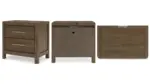 CABALYN QUEEN BEDROOM SET (BED + 2 NIGHTSTANDS + MIRRORED DRESSER + CHEST OF DRAWERS)