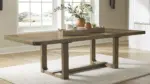 CABALYNN EXTENDABLE DINING SET WITH 8 CHAIRS AND A SERVER