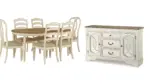 REALYN DINING SET WITH 6 CHAIRS AND A SERVER