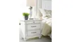 KANWYN BEDROOM SET (BED + 2 NIGHTSTANDS + MIRRORED DRESSER + CHEST OF DRAWERS)